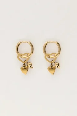 My Jewellery Boucles D'oreilles Mini Avec Différents Cœurs Clearance