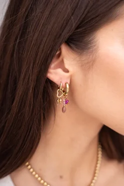 My Jewellery Boucles D'oreilles Mini Avec Différents Cœurs Clearance