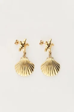 My Jewellery Boucles D'oreilles Océan Avec étoile De Mer Et Coquillage New