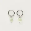 My Jewellery Boucles D'oreilles Océan Avec Pierres Vert Menthe Clearance