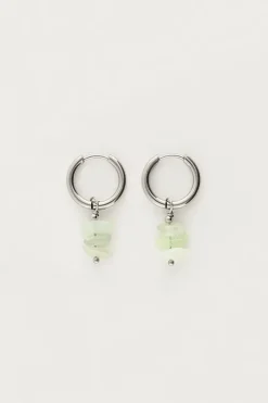 My Jewellery Boucles D'oreilles Océan Avec Pierres Vert Menthe Clearance