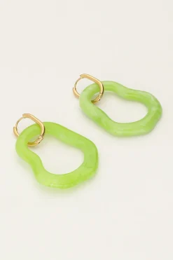My Jewellery Boucles D'oreilles Océan Maxi Vert Sale