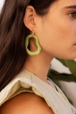 My Jewellery Boucles D'oreilles Océan Maxi Vert Sale