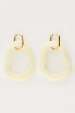 My Jewellery Boucles D'oreilles Océan Maxi Beige Discount