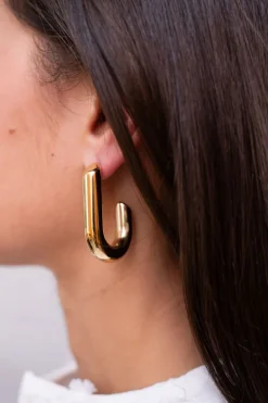 My Jewellery Boucles D'oreilles Ovales Ouvertes Discount