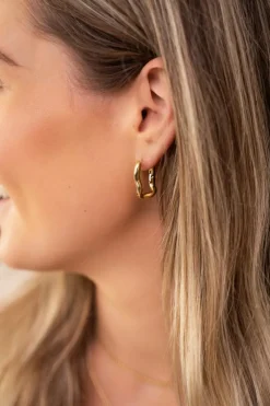 My Jewellery Boucles D’oreilles Pendantes Swirl Ovale Hot