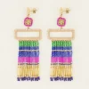 My Jewellery Boucles D'oreilles Pendantes Avec Perles Miyuki Colorées Online