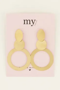 My Jewellery Boucles D'oreilles Pendantes à Anneaux Hot