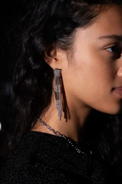 My Jewellery Boucles D'oreilles Pendantes à Strass Universe Discount