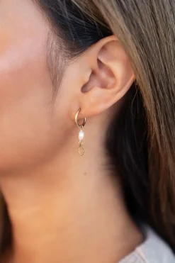 My Jewellery Boucles D’oreilles Perle Et Pièce Fashion