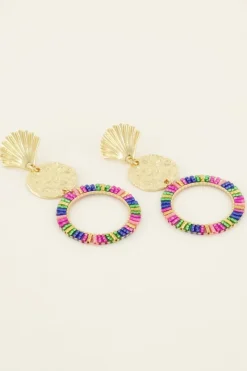 My Jewellery Boucles D'oreilles Perles Multicolores Best