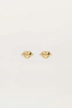 My Jewellery Boucles D'oreilles Puces Coeurs Hot