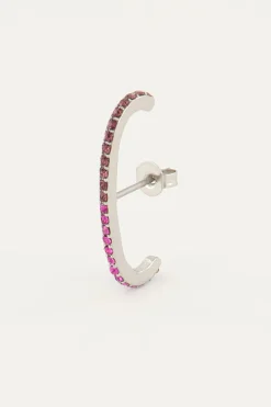 My Jewellery Boucles D’oreilles Puces En Cristal Rose Vintage Online