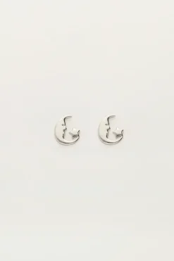 My Jewellery Boucles D'oreilles Puces Lune Et étoile Clearance