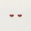 My Jewellery Boucles D'oreilles Puces Mini Cœur Violet Discount