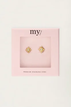 My Jewellery Boucles D'oreilles Puces étoile Polaire Avec Strass Online