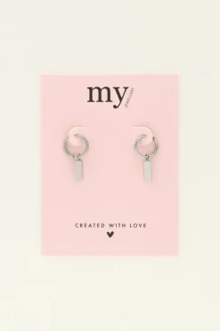My Jewellery Boucles D’oreilles Rectangle Hot