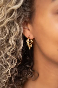 My Jewellery Boucles D’oreilles Rondes Avec Chaîne Outlet