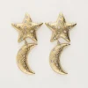 My Jewellery Boucles D'oreilles Starry Avec Lune Et étoile Clearance
