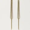 My Jewellery Boucles D'oreilles Starry Avec Longs Cordons Outlet
