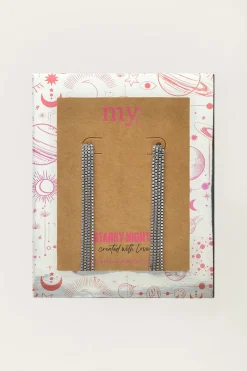 My Jewellery Boucles D'oreilles Starry Avec Longs Cordons Outlet