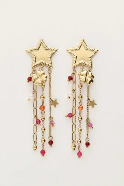 My Jewellery Boucles D'oreilles Starry Avec étoile Et Perles New