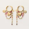 My Jewellery Boucles D'oreilles Starry Avec Cœur Et Perles New