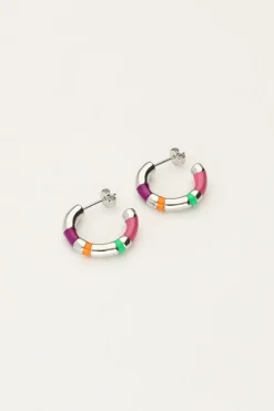 My Jewellery Boucles D'oreilles Sunrocks à Rayures Multicolores Sale