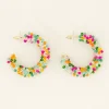 My Jewellery Boucles D'oreilles Tendance à Cercle Orné De Petites Pierres Clearance