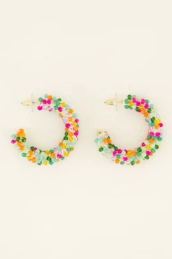 My Jewellery Boucles D'oreilles Tendance à Cercle Orné De Petites Pierres Clearance