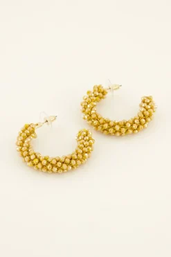 My Jewellery Boucles D'oreilles Tendance à Cercle Orné De Petites Pierres Clearance
