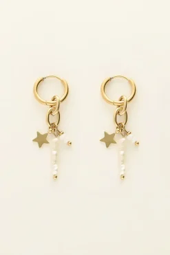 My Jewellery Boucles D’oreilles étoile Et Perles Clearance