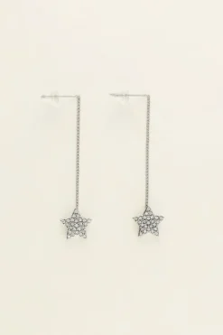 My Jewellery Boucles D'oreilles étoile Et Strass Universe Outlet