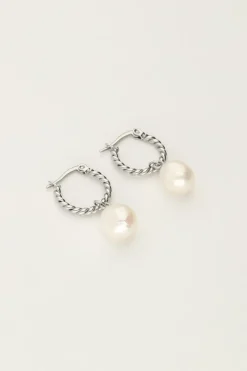 My Jewellery Boucles D’oreilles Torsadées Avec Perle Best