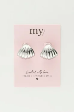 My Jewellery Boucles D'oreilles Triangulaires à Rayures Sale