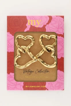 My Jewellery Boucles D'oreilles Vintage Avec Cœurs Online