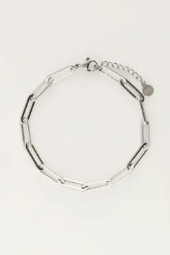 My Jewellery Bracelet à Gros Maillons Carrés Sale