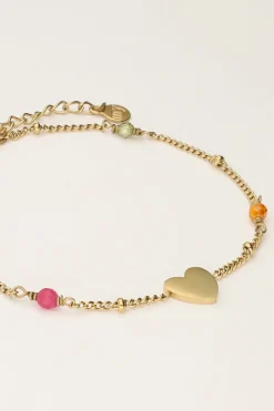 My Jewellery Bracelet Avec Cœur Et Perles Online