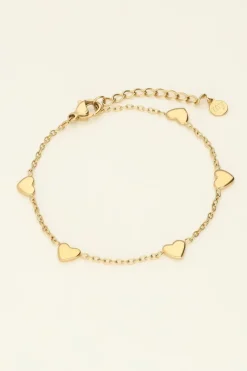 My Jewellery Bracelet Avec Cœurs Best