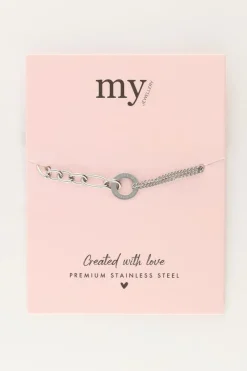 My Jewellery Bracelet Avec Différents Maillons ''Love'' Best