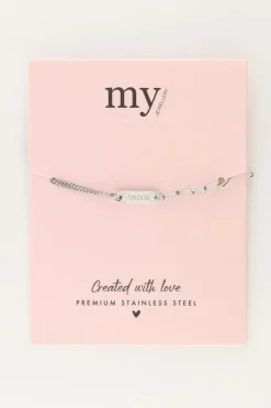 My Jewellery Bracelet Avec Différents Maillons Amour Online