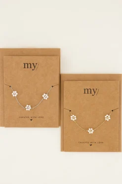My Jewellery Bracelet Avec Fleurs Et Perles Discount
