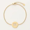 My Jewellery Bracelet Avec Initiale Ouverte Outlet