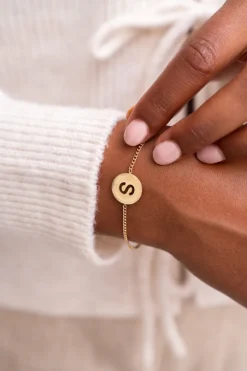 My Jewellery Bracelet Avec Initiale Ouverte Outlet