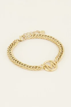 My Jewellery Bracelet Avec Initiales épaisses Clearance