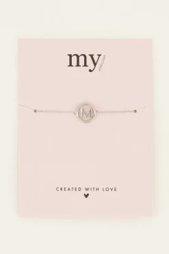 My Jewellery Bracelet Avec Médaillon Initiale Sale
