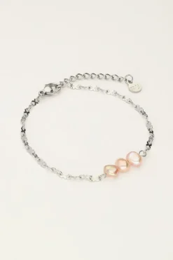 My Jewellery Bracelet Avec Trois Perles Violettes Best