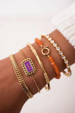 My Jewellery Bracelet Bold Spirit Avec Charm « Amour » Rose Discount