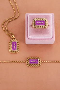 My Jewellery Bracelet Bold Spirit Avec Charm « Amour » Rose Discount