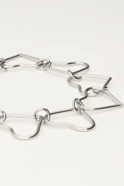 My Jewellery Bracelet Chaîne Avec Coeurs Outlet
